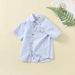 summer garons chemises clothing vendor kids wear shirt short sleeve boys cotton