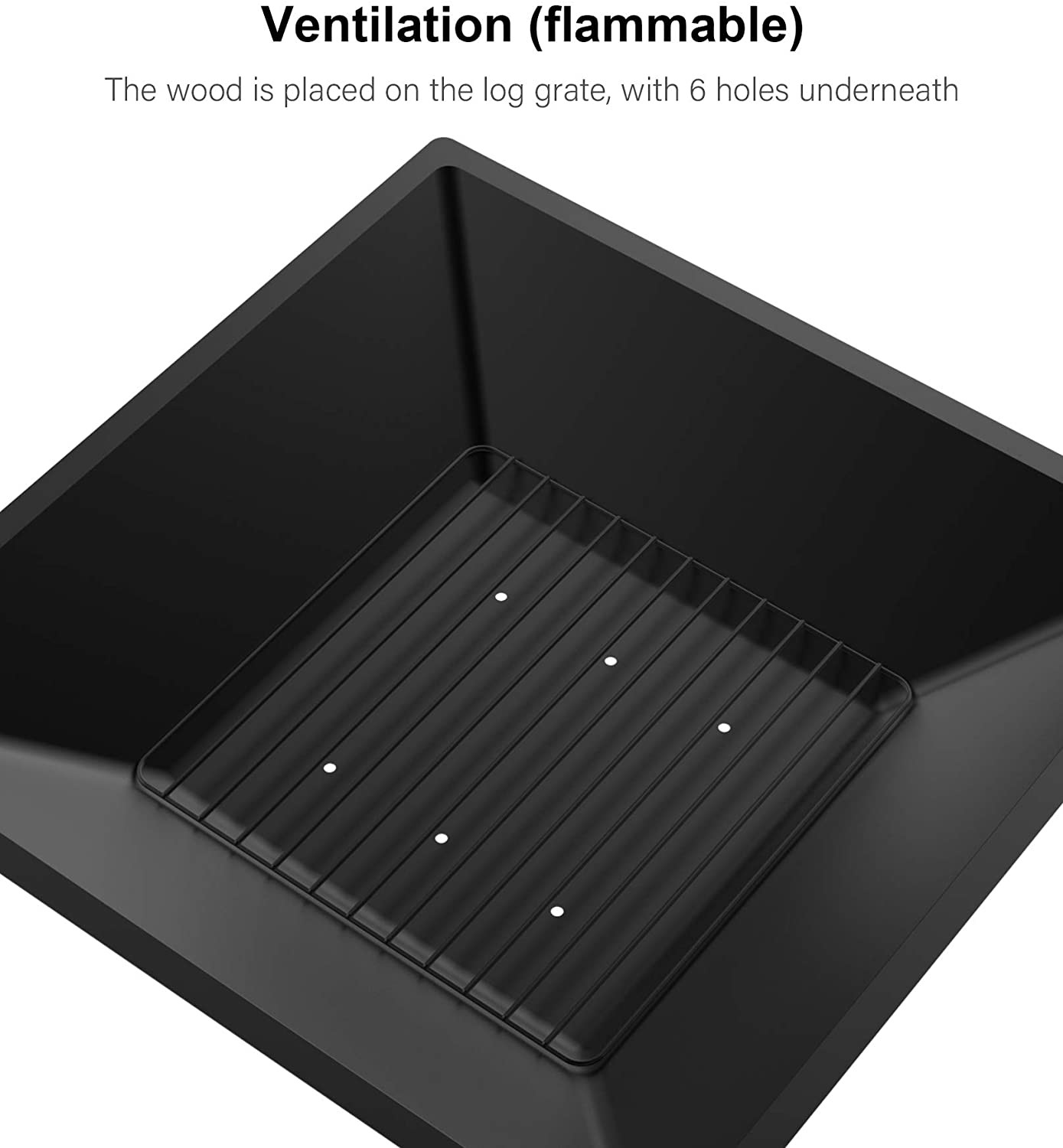 Outside Table Square Patio Outdoor Barbecue Fire Pit With Ceramic Tile