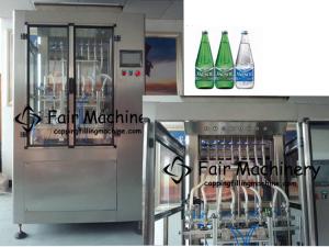 China 2KW SS304 Mineral Water Bottle Filling Machine , 16BPM Beer Can Filling Machine 8 Heads wholesale