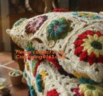 Handmade Paisley Crochet pillow cushion cover Decorative Cushion Wedding Gift