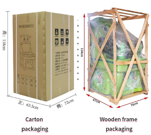 Cute Cow Two-Player Fight For Every Per Inch Of Land Shooting Game Machine For Kids