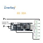 24V Li Ion Battery BMS Board 6S 30A For Outdoor Portable Energy Storage