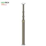 15m pneumatic telescopic mast 400kg payloads NR-3.4-15-400N-7S-160-316