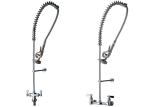 Commercial Kitchen Dishwasher Add - On Deck / Wall Mounted Pre - Rinse Kitchen