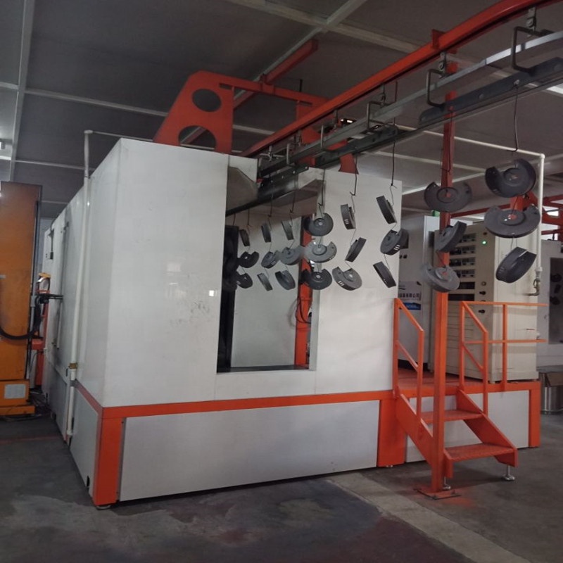 Enamel Spray Coating Gun Powder Coating Production Line 40KW