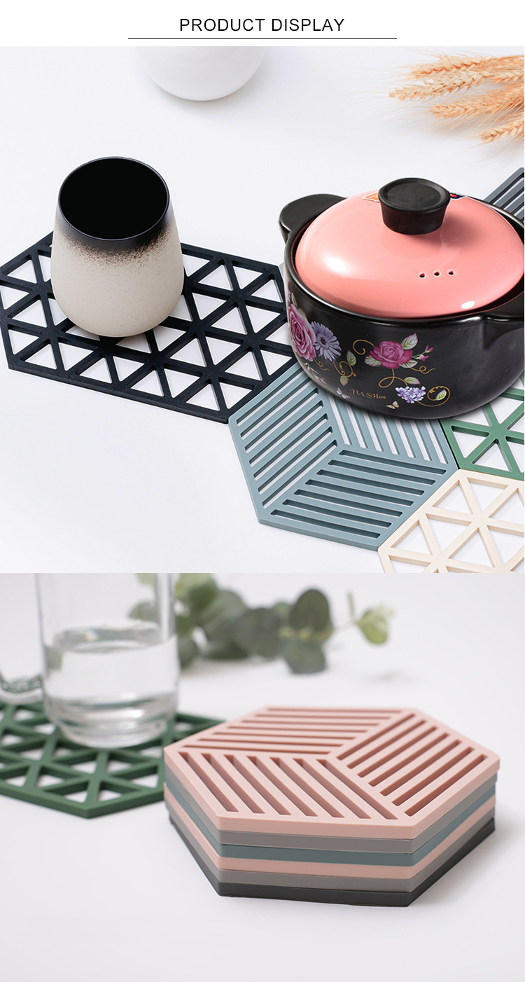 Eco Friendly Bendable Round Silicone Coffee Cup Coaster