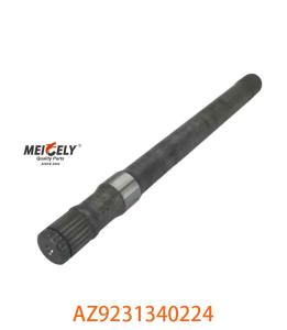 China SINOTRUK HOWO TRUCK Half Shaft Right Steel Component AZ9231340224 wholesale