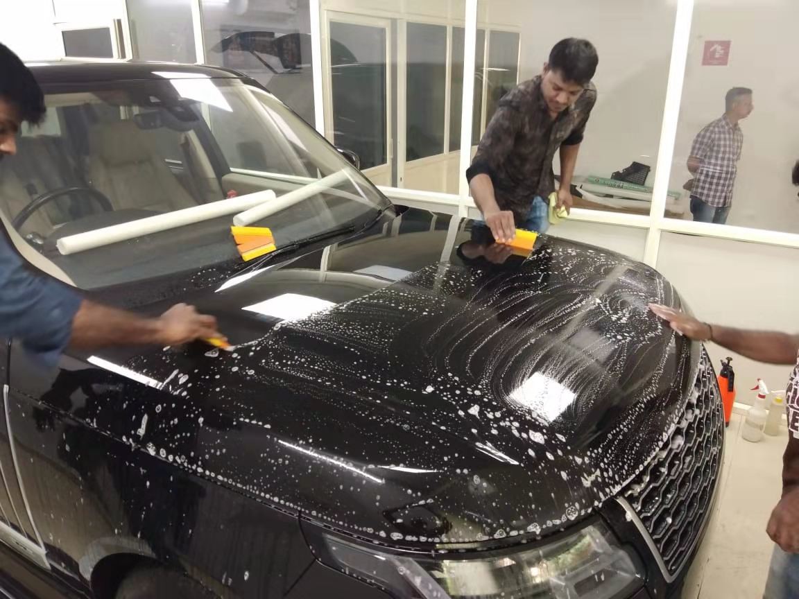 Double Nano Ceramic Coating Transparent TPU PPF Car Paint Protection Film