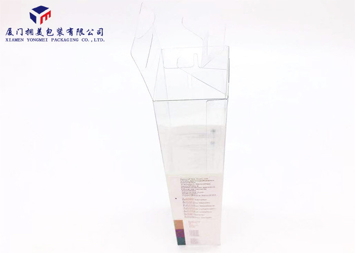 PET Plastic Box Pack Sport Product 5X5X31cm Offset Printing Custom Plastic Box