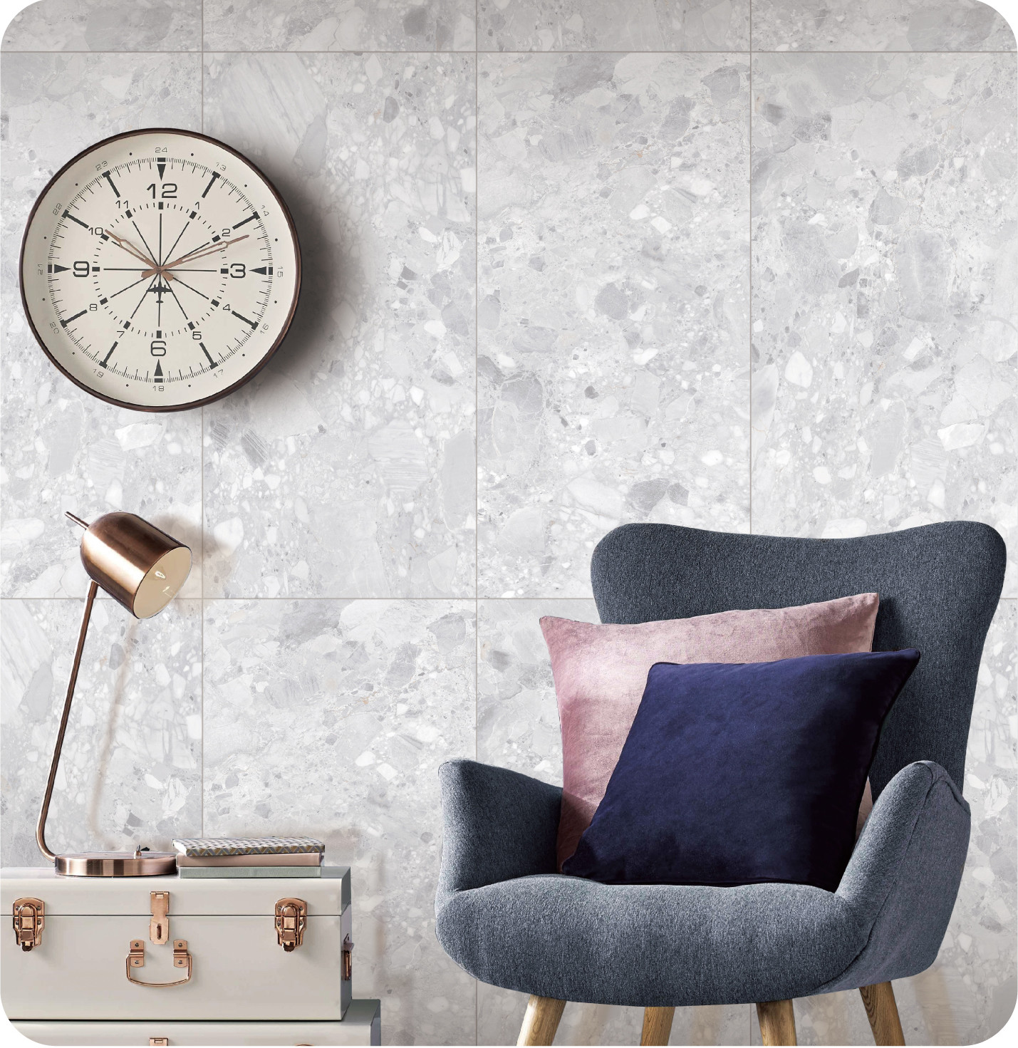 Light Grey 750x1500mm Interior Floor ISO9001 Tiles And Wear-Resistant Terrazzo Baby Face Porcelain Tile For Bathroom And Building