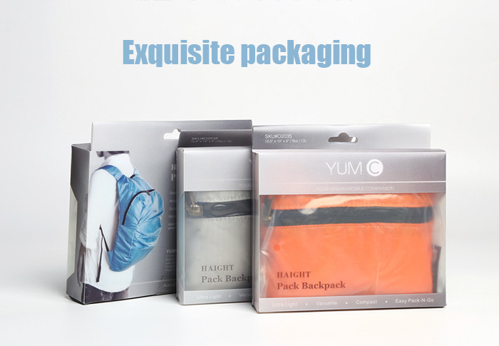 Custom Promotion Polyester Nylon Travel Bag Waterproof Foldable Portable backpack