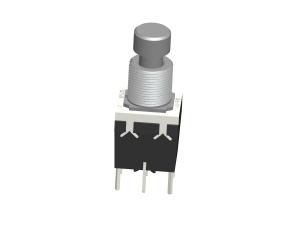 China Round Black Potentiometer Grips 6mm Shaft Diameter wholesale