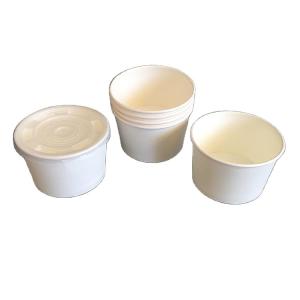 China Disposable Paper Bowl 350ml PE Coated For Customization Print wholesale