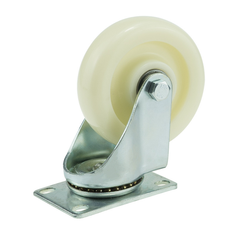 3inch 4inch 5inch White Nylon Industry Duty Castor Wheel