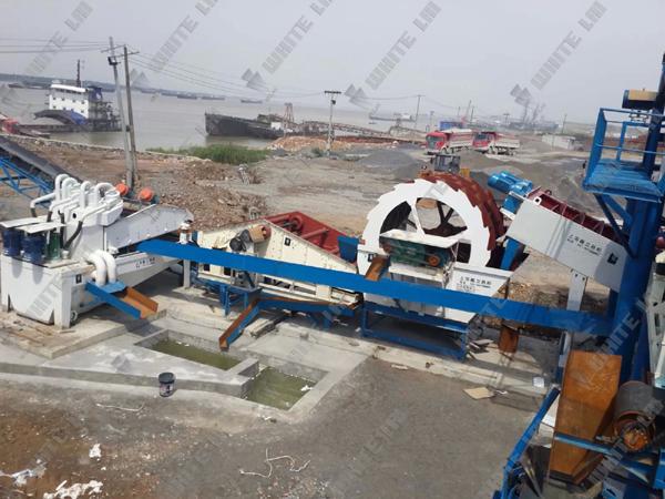 Professional 15kw sand aggregate washing equipment for Road and Bridge