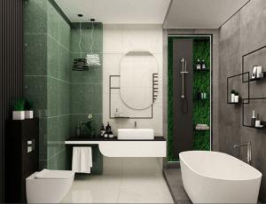 China 600x600mm Green Watermelon Glossy Porcelain Floor Tile wholesale