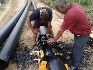 2 Inch Polyethylene Pipe Butt Welder Machine Low Noise