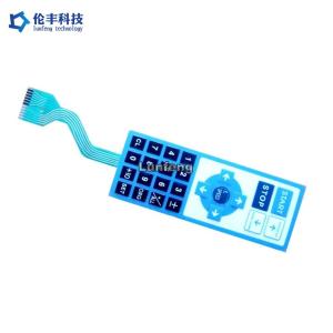 China PET Tactile Keypad Waterproof Membrane Keypad with ZIF Connector wholesale