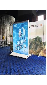 China Floor Standing Transparent Glass Led Display / Commercial Advertising Led Display Screen wholesale