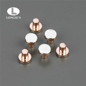 China High Chemical Stability Silver Contact Rivets Pure Moving Tips Low Resistance wholesale