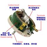 25W 50W 100W 300W 500W 5% Rotary Variable Resistor