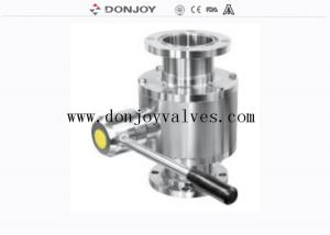 China Pull Handle Medicine SS316L Non Retention Ball Valve wholesale