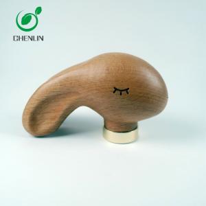China Auto Open Umbrella Carved Wooden Handle Exquisite Workmanship wholesale