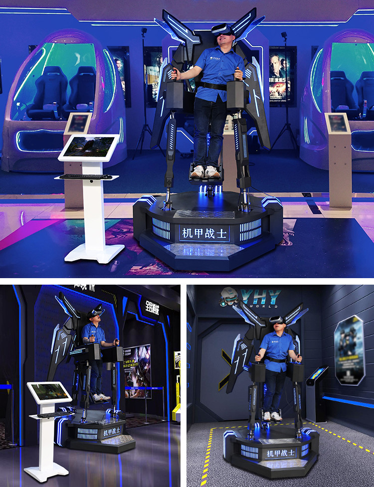 Adult VR Shooting Simulator 9D Virtual Reality Motion Flying Equipment