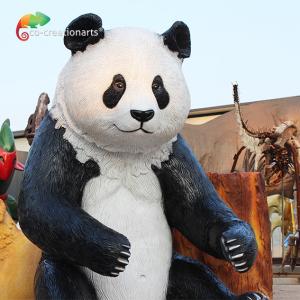 China Water Proof Fiberglass Animatronic Panda Illuminated For Shopping Mall wholesale