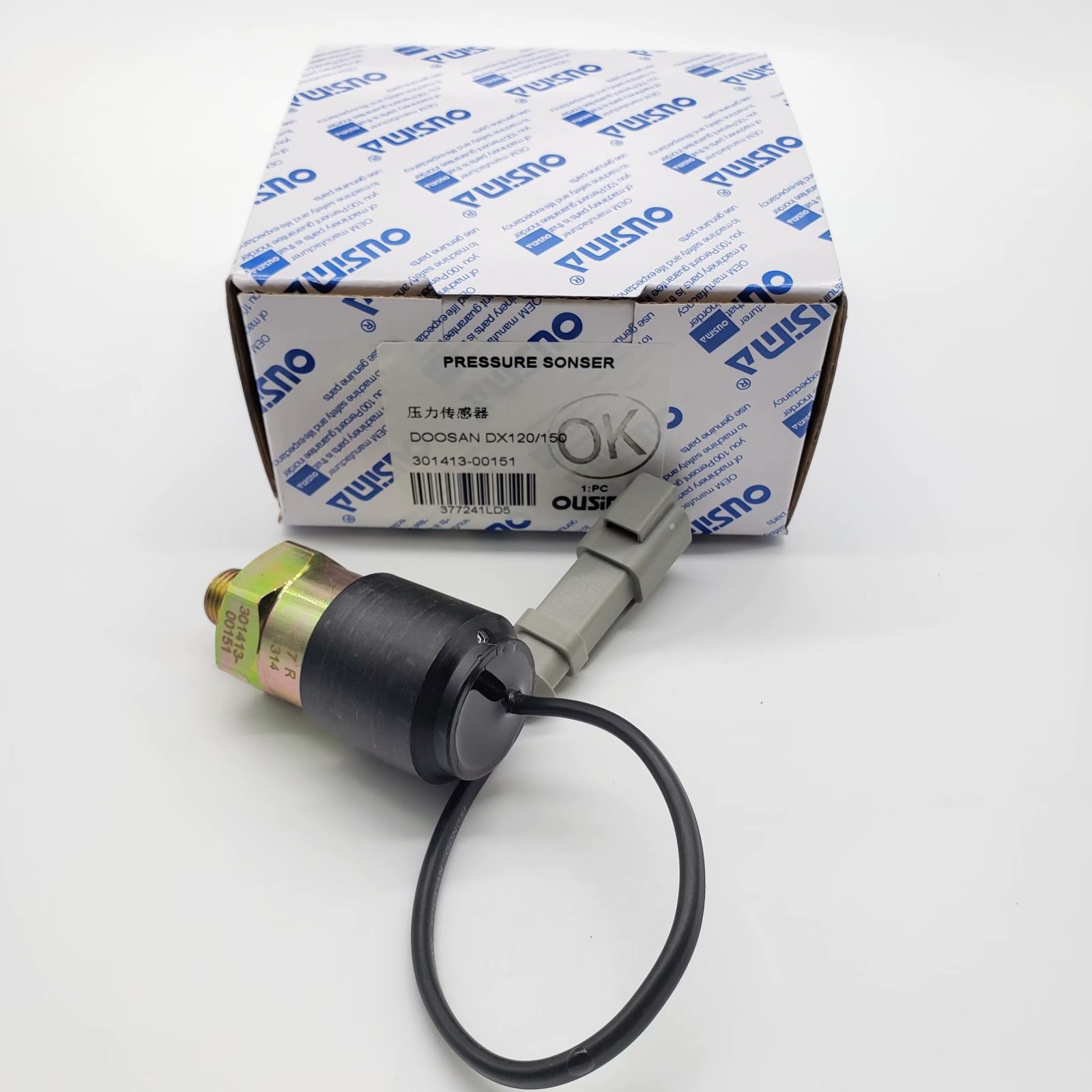 OUSIMSA Pressure Switch Sensor 301413-00151 30141300151 For Doosan Excavator DX120 150