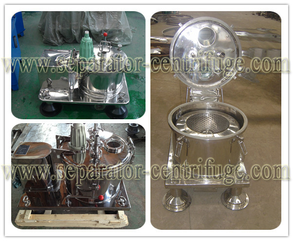 Flatform Manual Top Discharging, Hermetic Closure Chemical Separator - Centrifuge