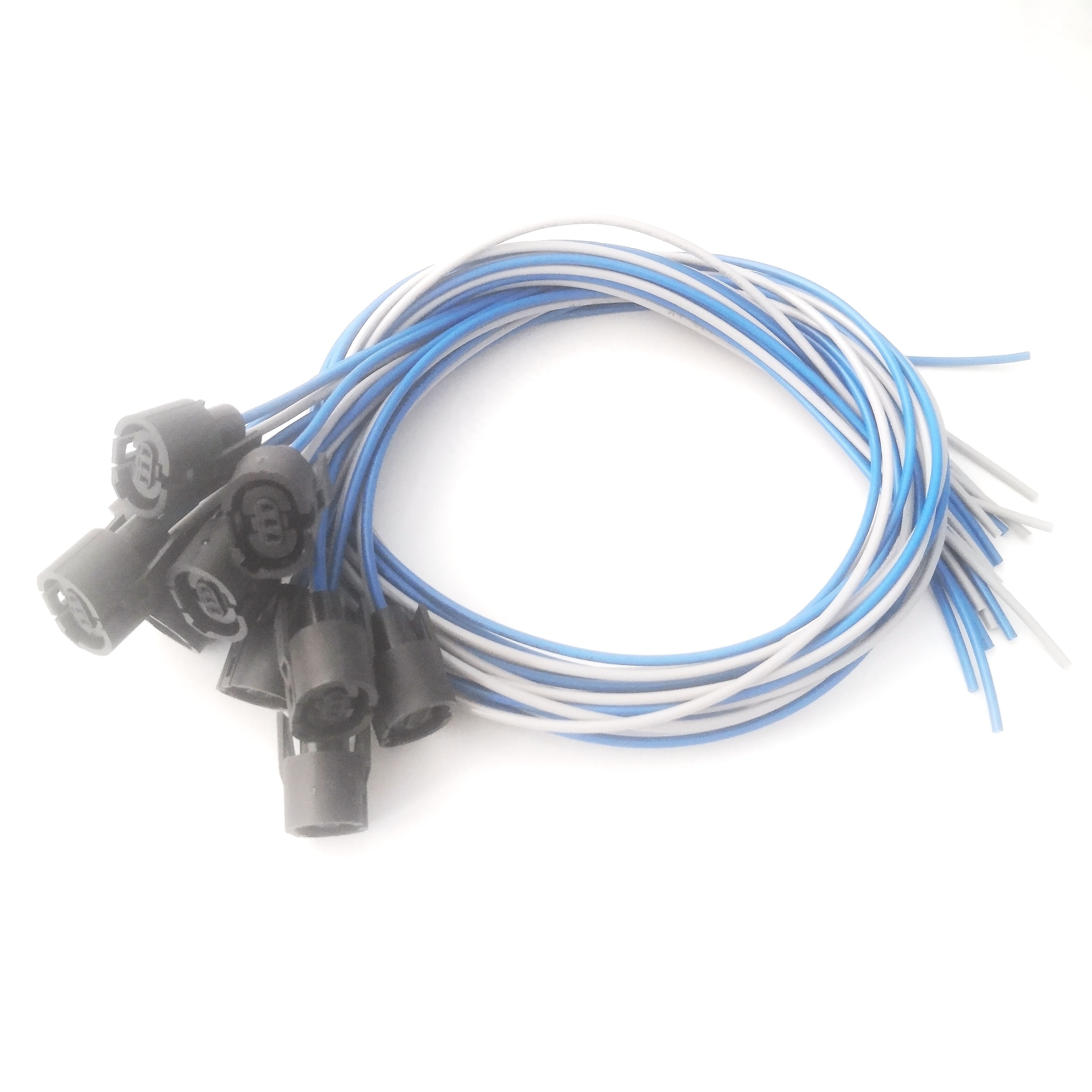 Custom H4 Headlight LED Light Bulb Socket Wire Wiring Harness for EURO Market Demand