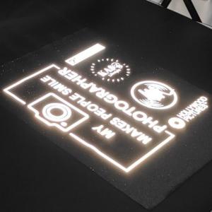 Weather Resistance Custom Reflective Logo Flat / 1mm Thickness Reflective