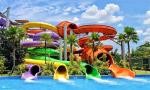 Outdoor Children Game Swimming Pool Water Fiberglass Tube Spiral Slide