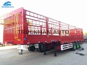 China 500mm Height 3 Axle Semi Trailer Transport Fruits Vegetables Livestock wholesale