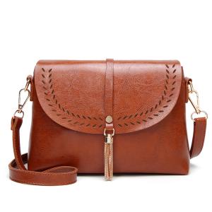 China Retro Shell Tassel Crossbody PU Leather Handbags wholesale