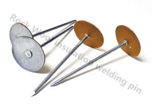 China 12ga Galvanized Steel Capacitor Discharge Cup Head Weld Pin For Duct Liner wholesale