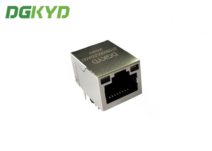 RJ45 Single Port TAB UP Network Connector With LED