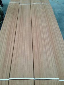 China SAPELE Wood Veneer Quartered SAPELLI wholesale