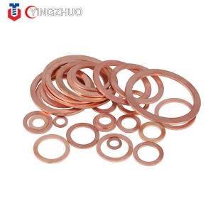 China china stamping metal Fittings Hardware Fastener Ring washer Flat Copper ring gasket washer sump plug oil seal washer wholesale