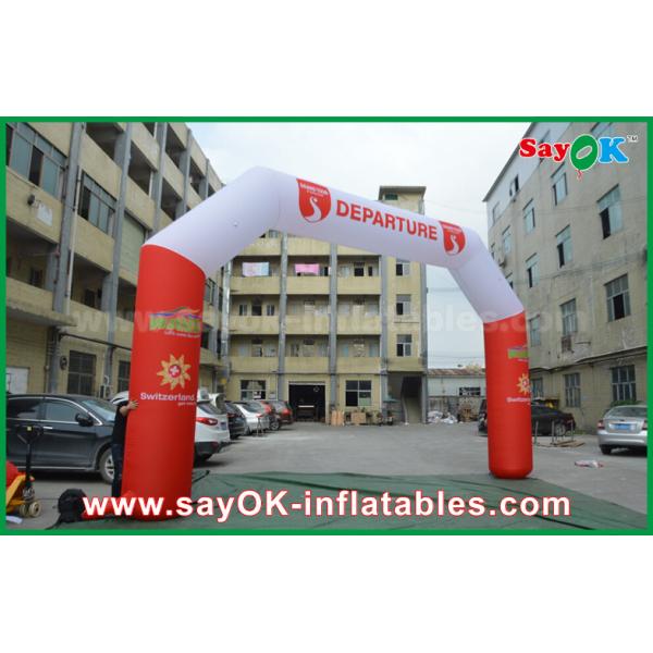 Inflatable Rainbow Arch Most Attractive Commercial Inflatable Entrance Arch , Advertising Arch Inflatable Tent