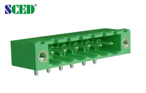 China Male Sockets Plug In Terminal Block Pitch 5.08mm 300V/18A 2-22 Poles wholesale