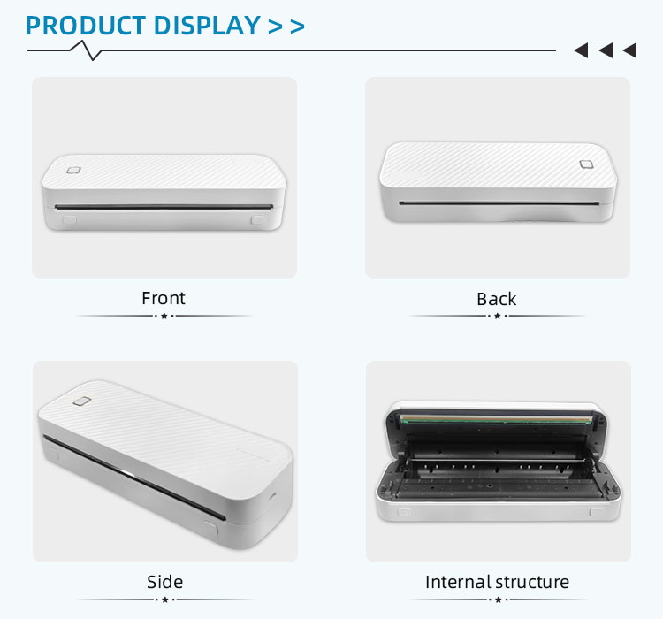 Advanced A4 Wireless Thermal Printer with Bluetooth Connection 5V / 2A Power Supply