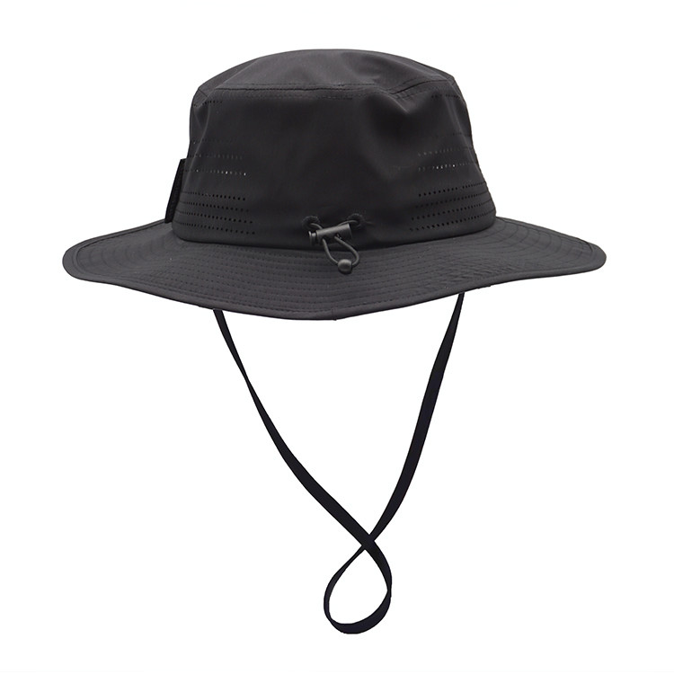 UPF 50 Outdoor Round Custom Boonie Hat Sun Protection Fishing Hat Beach Hiking Paddling Rowing Kayaking
