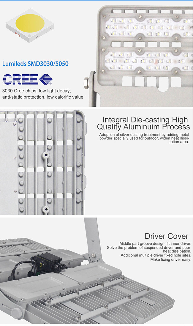 2700 - 6500K Exterior LED Flood Lights , Waterproof Flood Light Fixture OEM / ODM