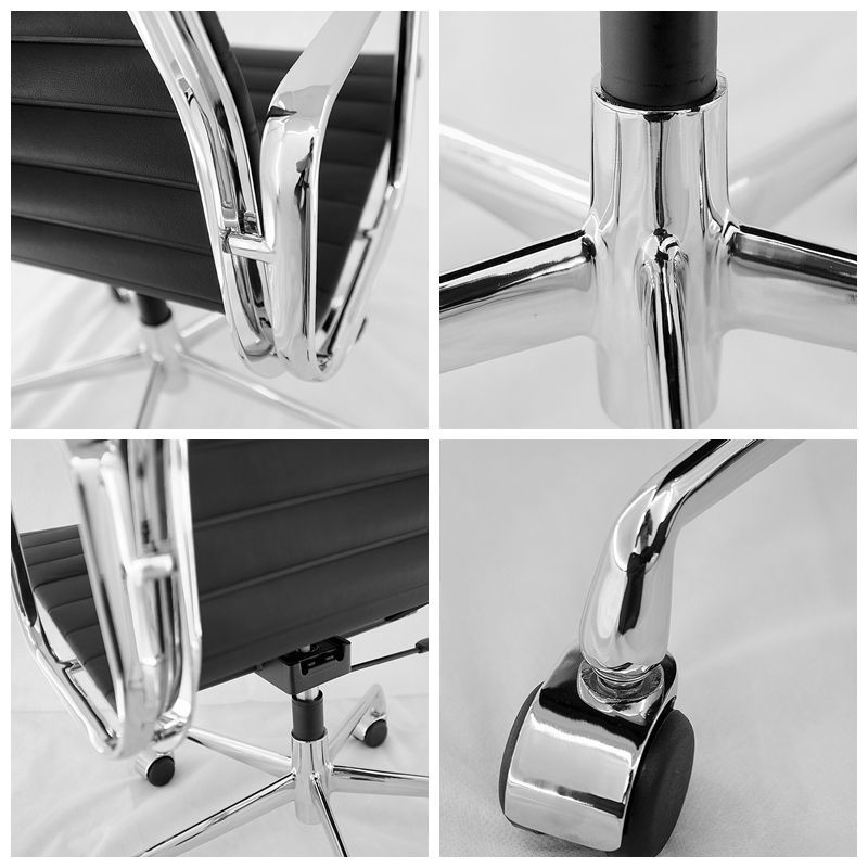 Hotel Sell Reception Seat Swivel Aluminum Alloy Chair With 4 star base
