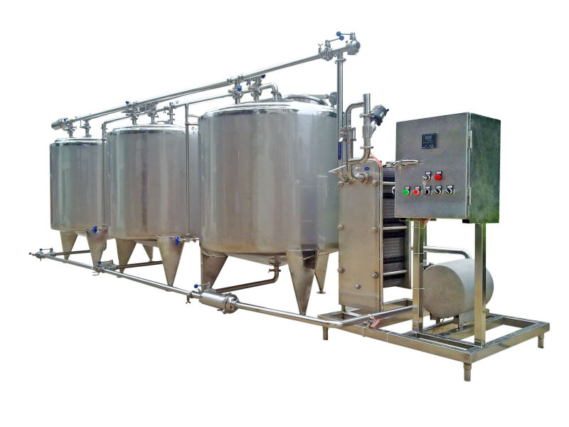 1000L Cip Cleaning System for Food Beverage at Compressed Air Inlet Pressure Mpa 0.6-0.8
