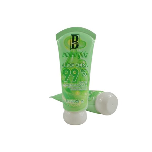 mini container frosted transparent biodegradable eyeliner body lotion tube