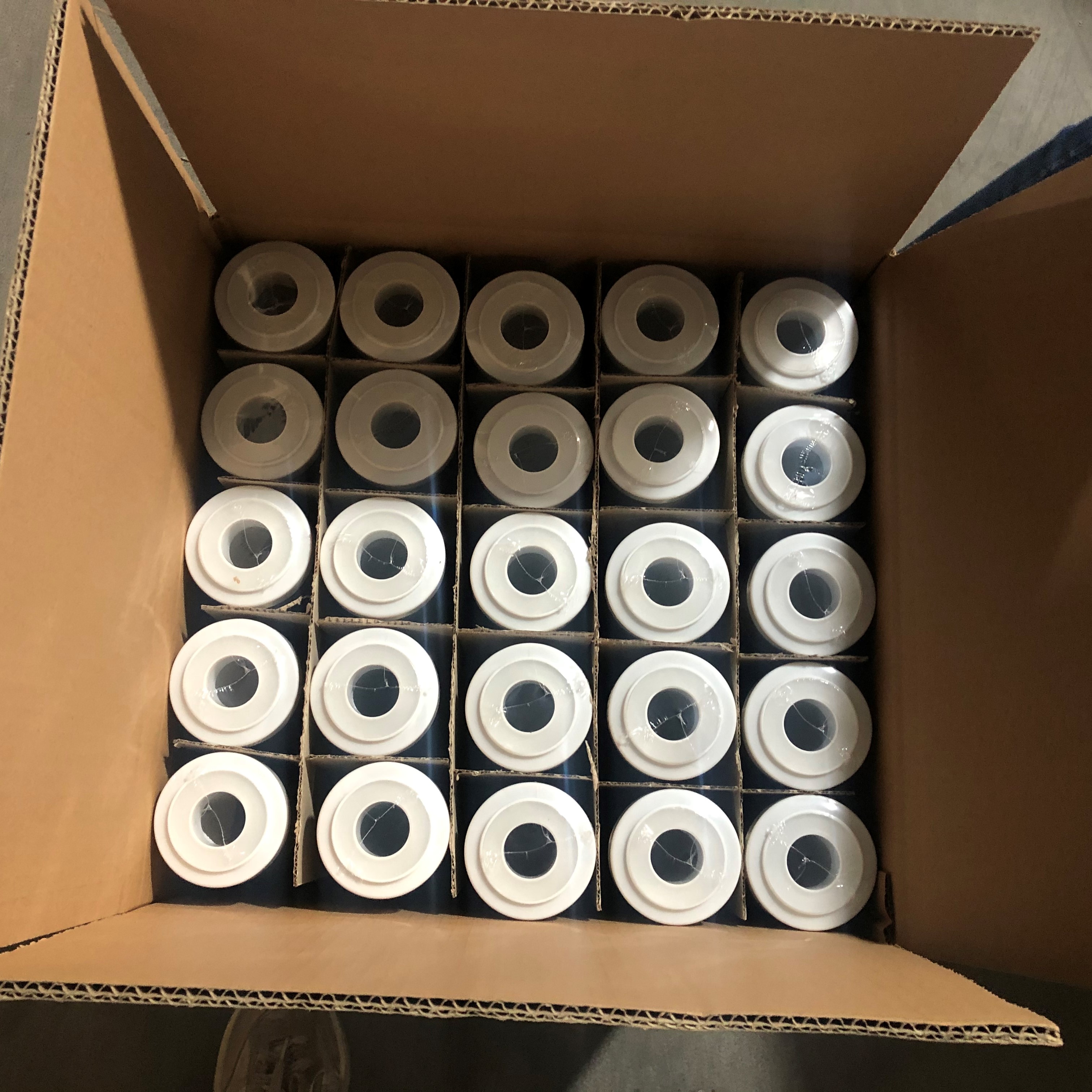Manual 10/20/30/40 Inch Big Jumbo PP Yarn String Wound Filter Cartridge for RO Pretreatment