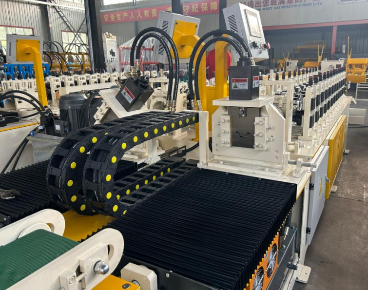Combined metal profile machine
